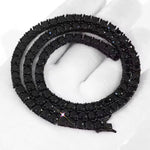Collar Tennis Moissanita Negra