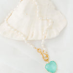 Collar de Perlas “Corazón Turmalina”