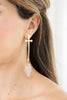 Aretes Cruz Flecha Cuarzo