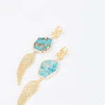 Aretes Amazonita Escarabajo