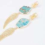 Aretes Amazonita Escarabajo