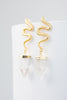 Aretes Serpiente Cuarzo