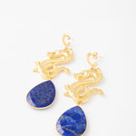 Aretes Dragon Lapislázuli