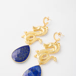 Aretes Dragon Lapislázuli