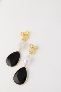 Aretes Serpiente Onix