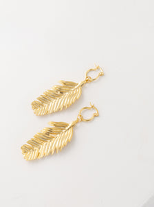 Aretes Pluma modelo 3