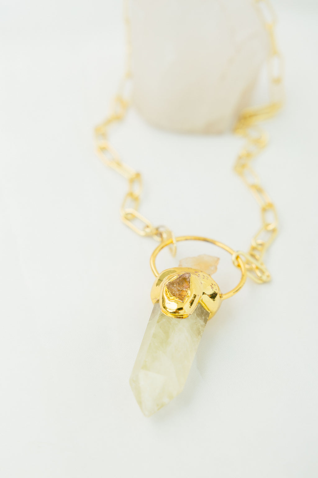 Collar Cuarzo Citrino