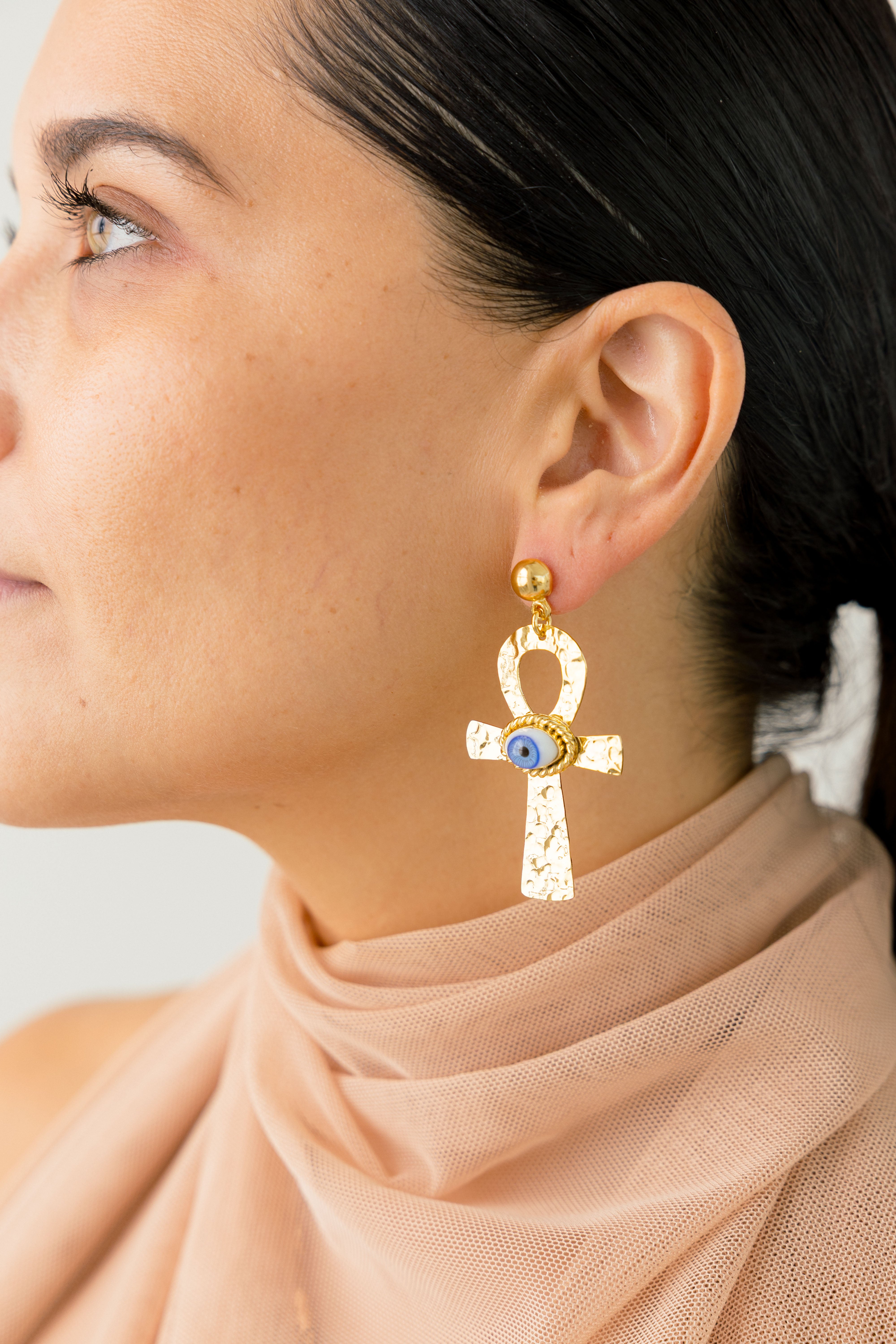Aretes “Ankh Protector”