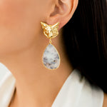 Aretes Lobo Ágata Dentrica