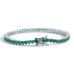 Pulsera Tenis Esmeraldas