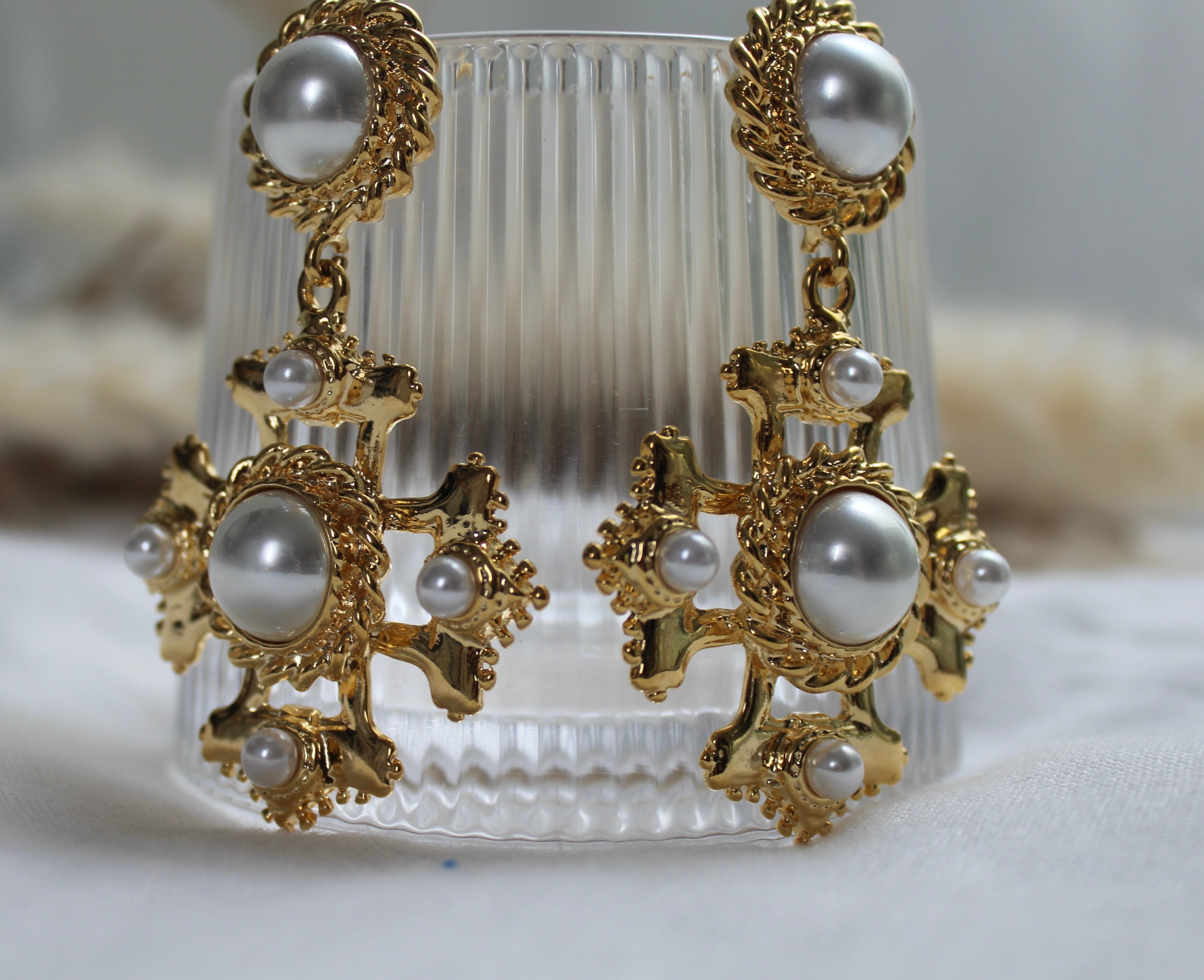 Aretes Cruz Barroca