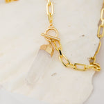 Collar Cuarzo Biselado
