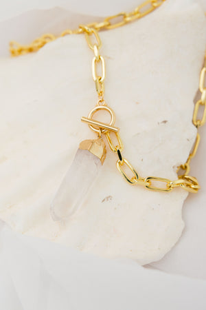 Collar Cuarzo Biselado