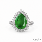 Anillo Esmeralda Gota M4