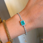 Brazalete Turmalina Azul