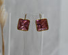 Aretes Topacio Rosa