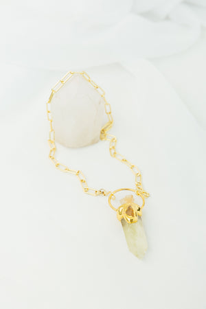 Collar Cuarzo Citrino
