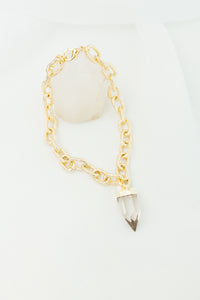 Collar Cuarzo Ahumado