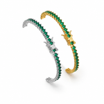 Pulsera Tenis Esmeraldas