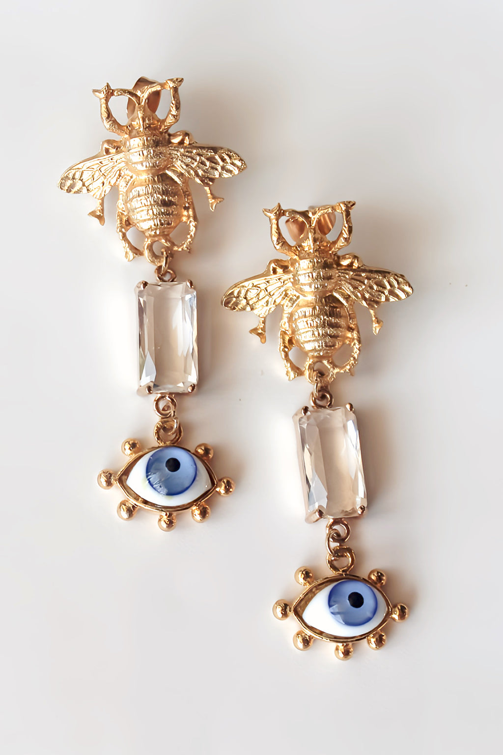 Aretes Abeja Ojo