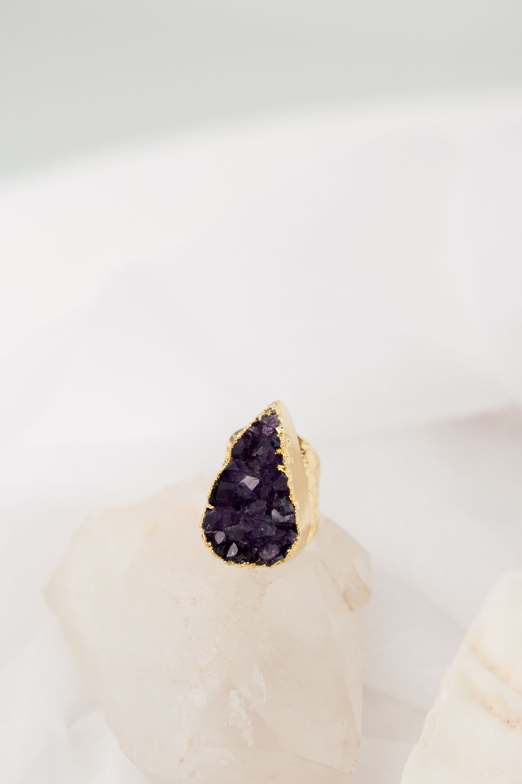 Anillo Cuarzo Amatista