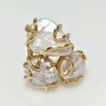 Anillo 3 Perlas Madre