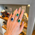 Anillo Esmeralda Gota M4