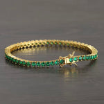 Pulsera Tenis Esmeraldas