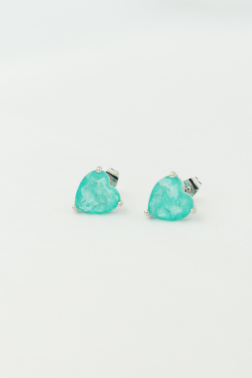 Aretes Corazón Turmalina