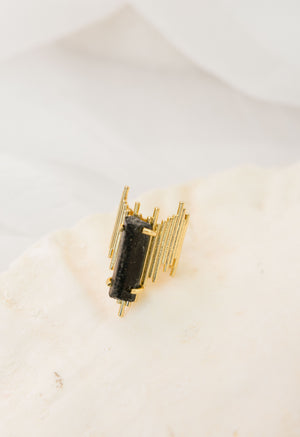 Anillo Turmalina Negra