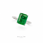 Anillo Esmeralda Solitaria