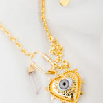 Collar Corazón Cuarzo