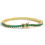 Pulsera Tenis Esmeraldas
