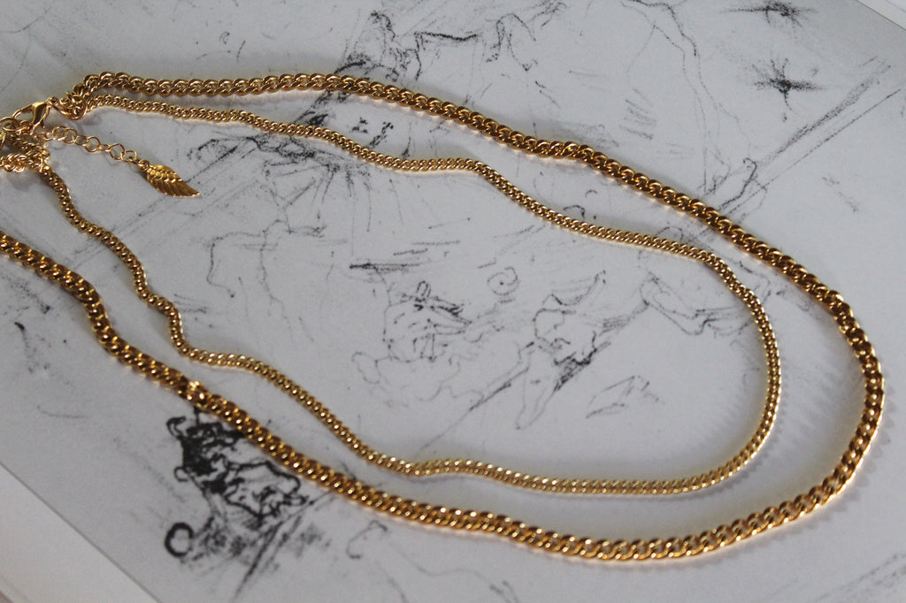 Cadena Doble 24k