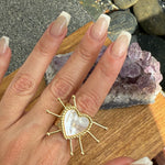 Anillo Corazón Picos