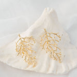 Aretes “Coral Dorado”