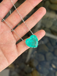 Collar Corazón Turmalina