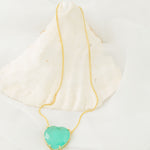 Collar Corazón Turmalina Grande