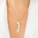 Collar Pluma del Sol