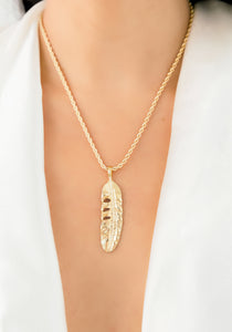 Collar Pluma del Sol