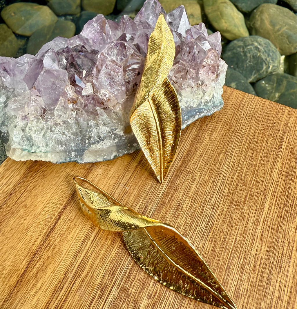 Aretes Hoja Larga