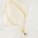 Collar Ojo Azul Cristal