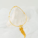 Collar “Golden Fishbone”