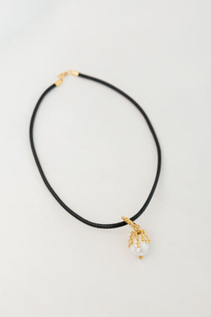 Collar Coral Perla