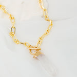Collar Cuarzo Biselado
