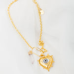 Collar Corazón Cuarzo