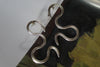 Aretes Serpiente Grande Silver