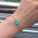 Brazalete Turmalina Azul