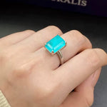 Anillo Turmalina Solitaria