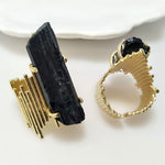 Anillo Turmalina Negra